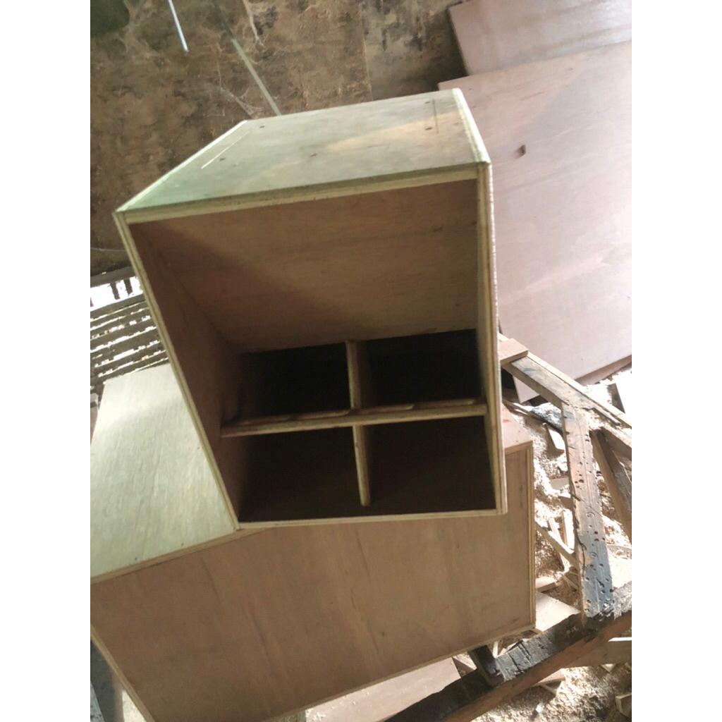 box speaker turbo 18in mentahan bahan 18mm