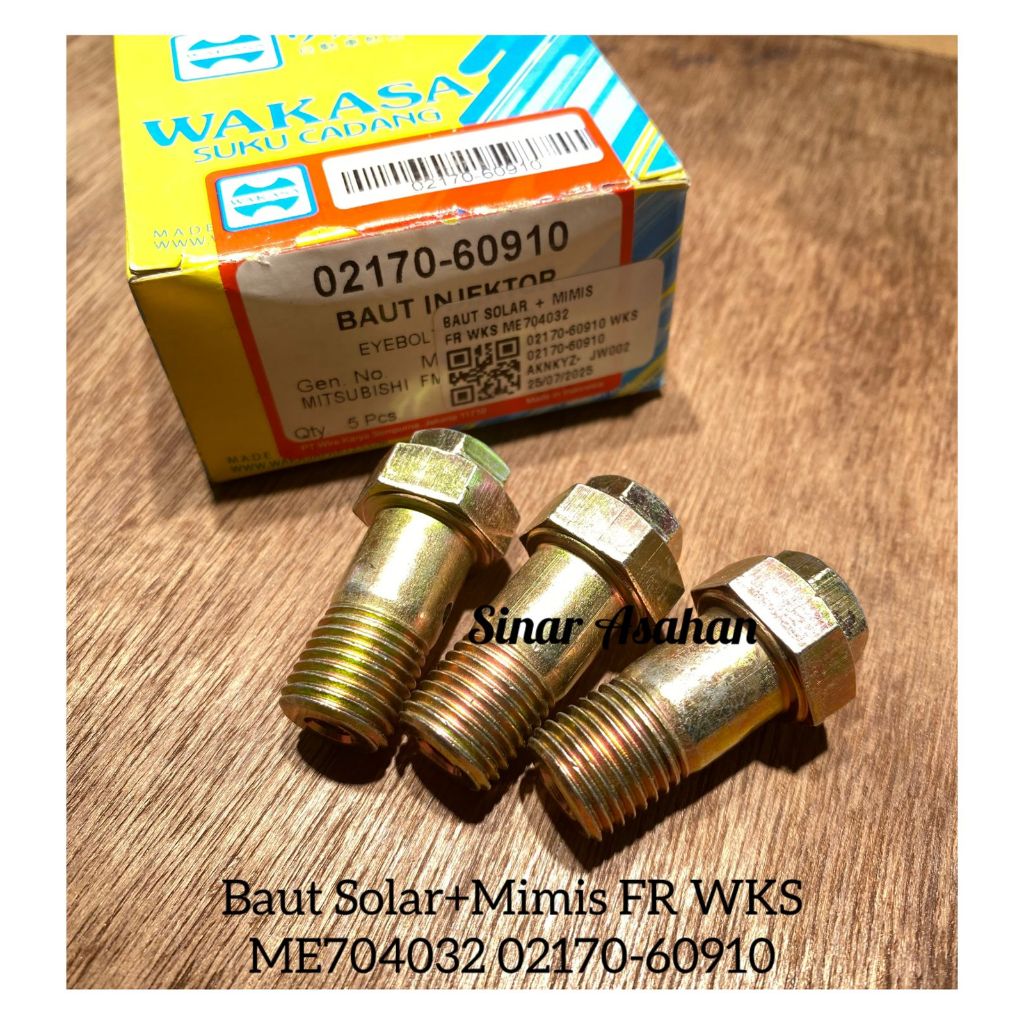 Baut Solar + Mimis FR WAKASA ME704032 02170-60910(PER 1PCS)