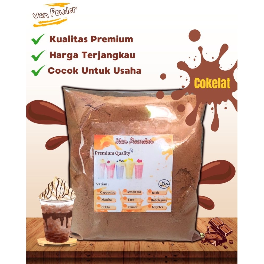 Bubuk Minuman Rasa Cokelat / Bubuk Minuman Coklat/ Bubuk Minuman Coklat Premium / Bubuk Minuman Rasa