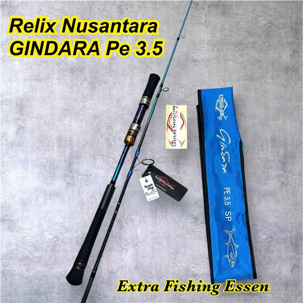 Relix Nusantara GINDARA Pe 3.5 Joran Jigging