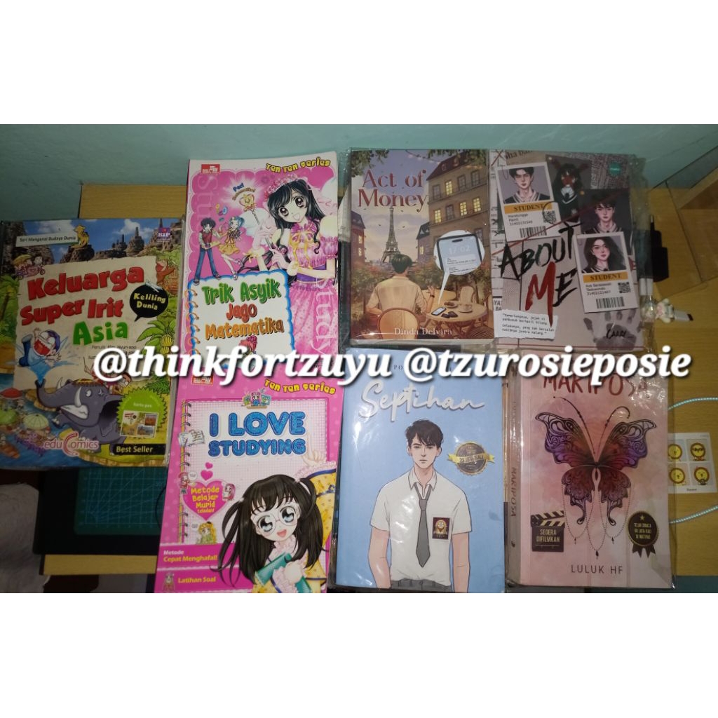 [BACA DESK] novel komik preloved ten ten series septihan antares 12 cerita glen anggara mariposa abo