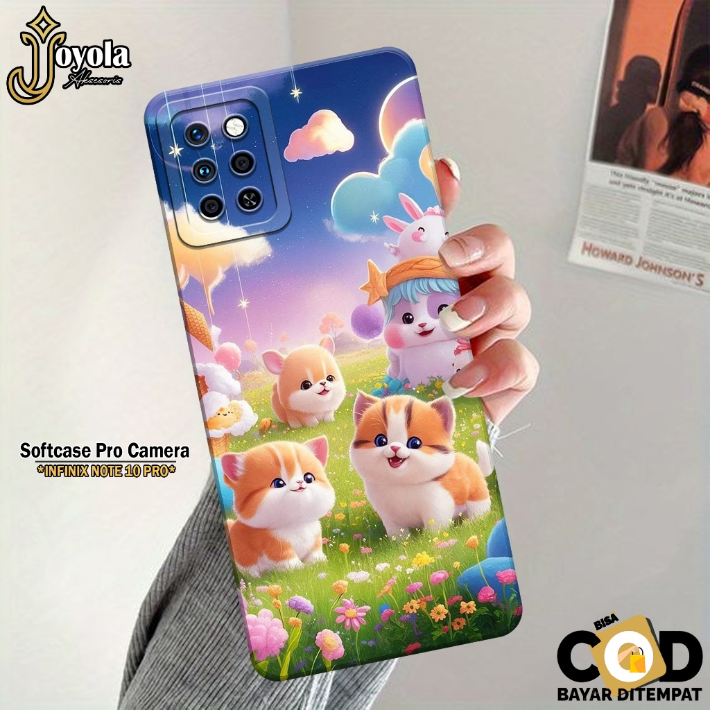 Softcase Hp Infinix Note 10 Pro JOYOLA Fashion Case Kartun Case Infinix Note 10 Pro Silikon Tpu Pro 
