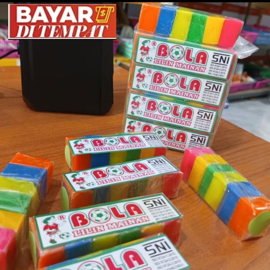 Lilin Mainan Anak - Plastisin Mainan - Lilin Bola - Lilin Plastisin Kelinci