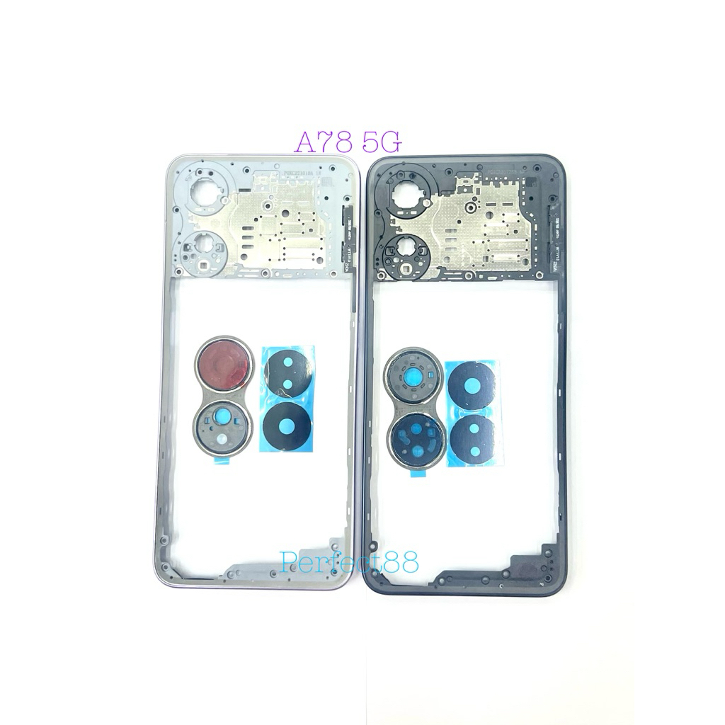 BAZEL BEZZEL TULANG TENGAH TUTUPAN MESIN OPPO A78 5G