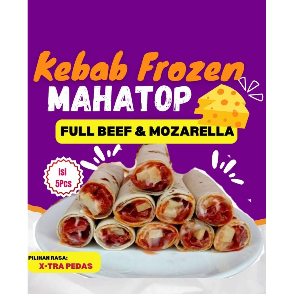 KEBAB FROZEN BEEF MOZARELLA