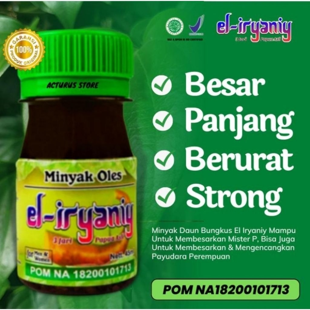 Minyak oles el iryaniy original 50ml