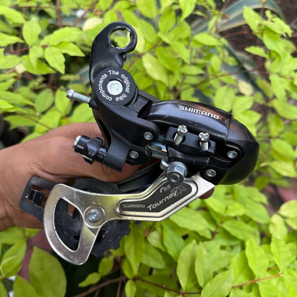 RD Rear derrailleur 6 7 8 speed operan bleyer sepeda shimano Tourney TX RD-M370 original