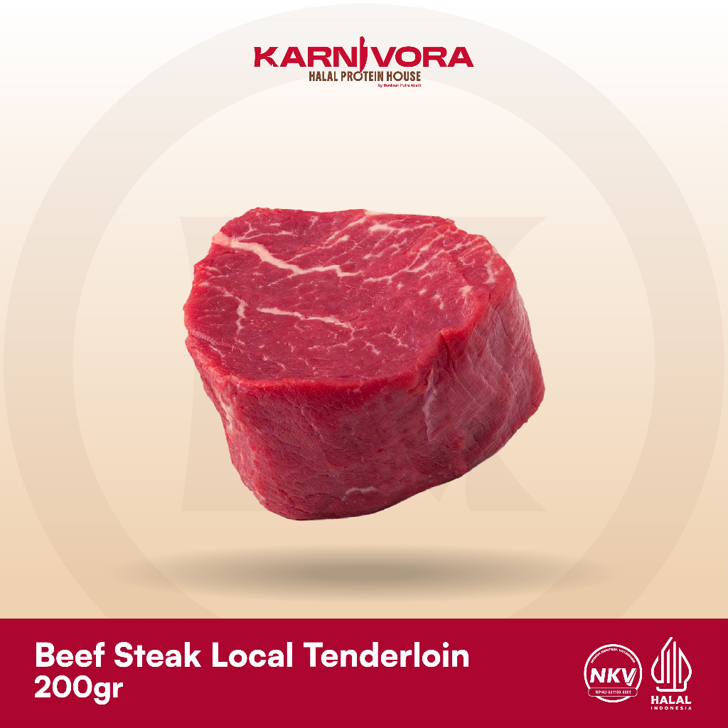 [meatkarnivora] Beef Steak Local Tenderloin - Tenderloin Lokal 200g