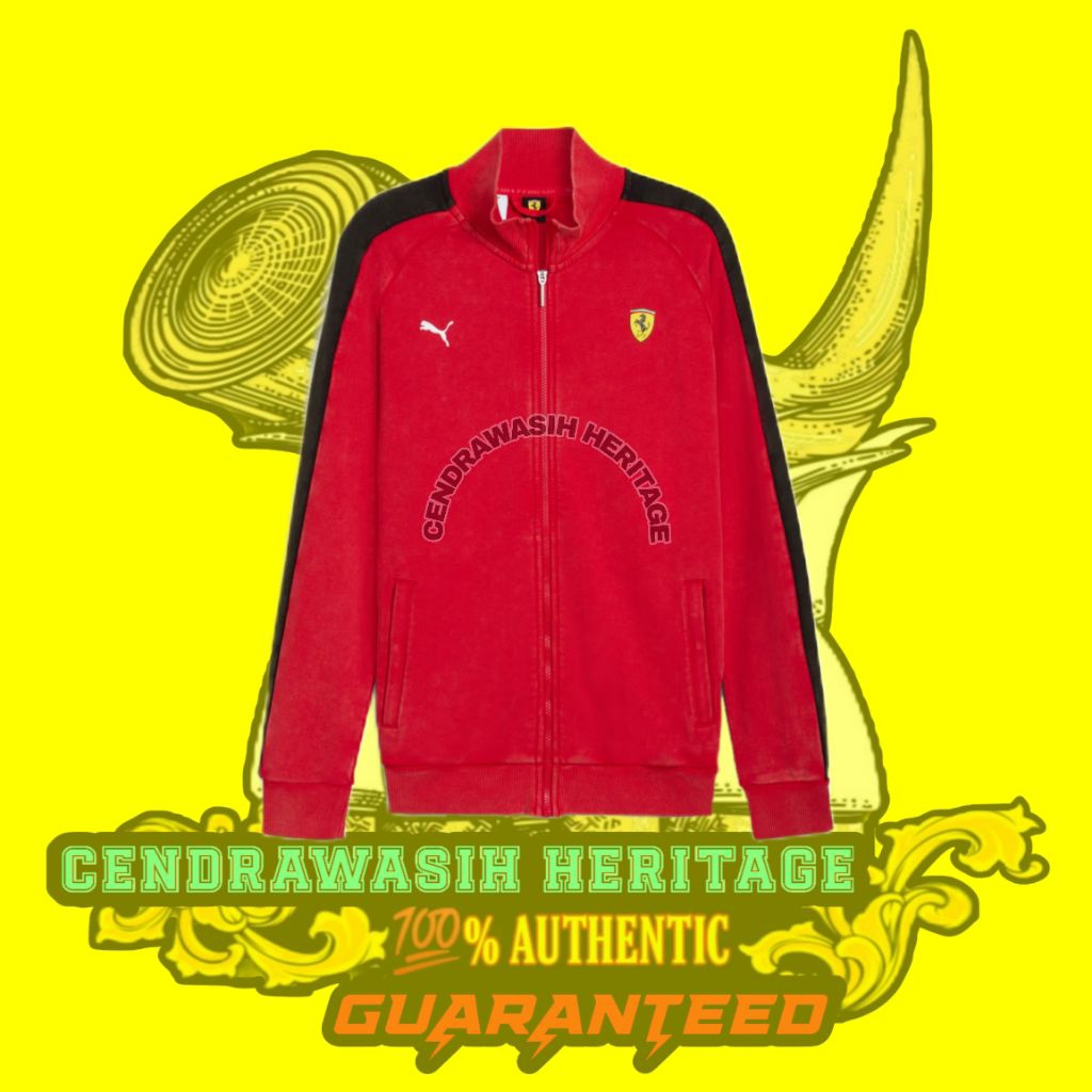 Puma Scuderia Ferrari T7  Motorsport Track Jacket Rosso Corsa Original