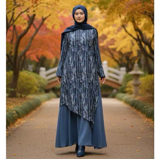 alana motif inner outet gamis symran