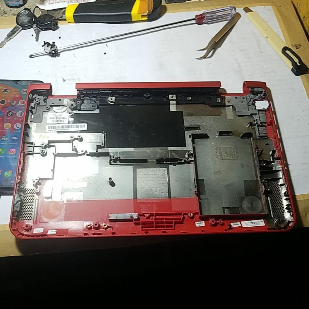 original kesing casing bottom cover frame prame motherbord mobo mesin HP Pavilion 11-K029TU x360