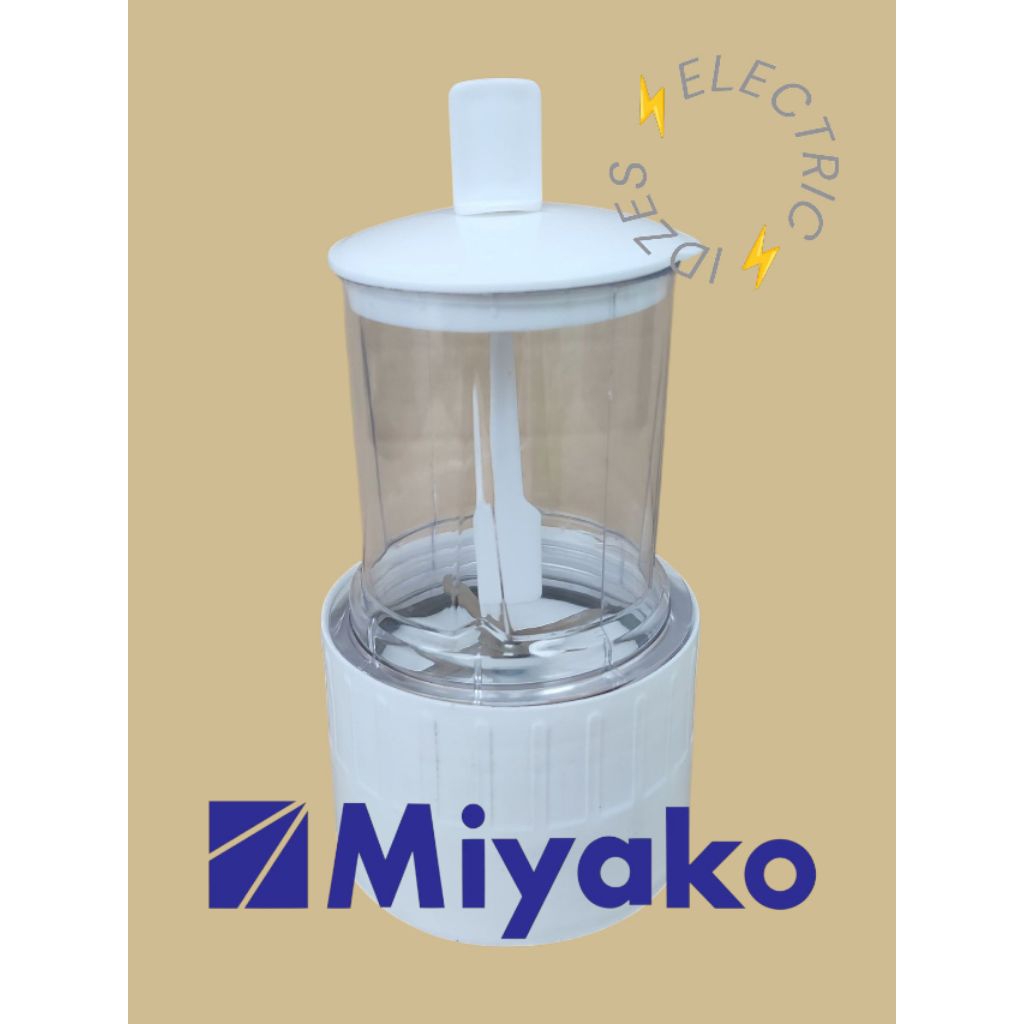 CHOPER SET / CHOPER BLENDER MIYAKO PUTIH BLENDER BUMBU (GILINGAN BUMBU BLENDER)