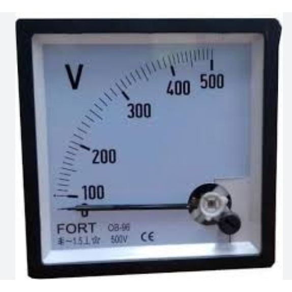 Volt (voltmeter) 500V 72 x 72
