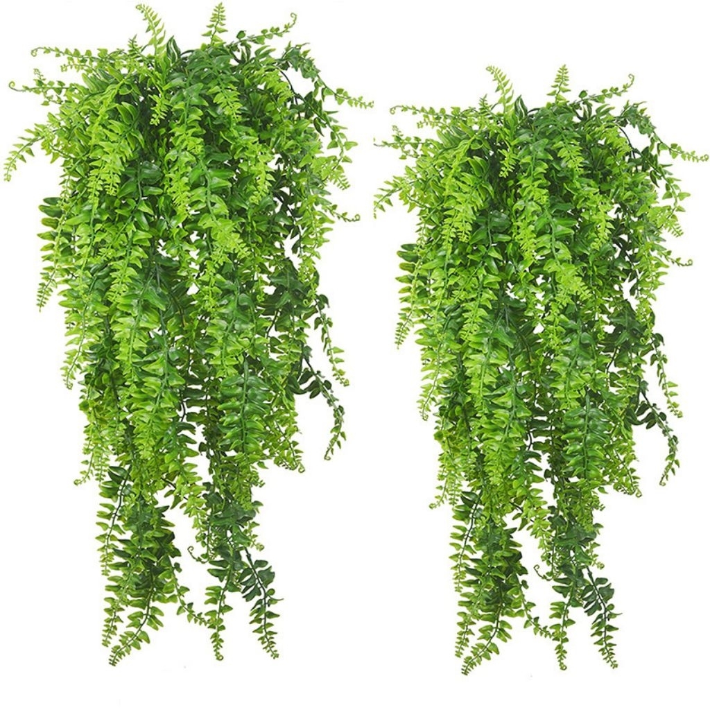 Daun Juntai Pakis / Rumput Persia /  Juntai Daun Pakis Artificial / Bambu Rambat Plastik Artificial