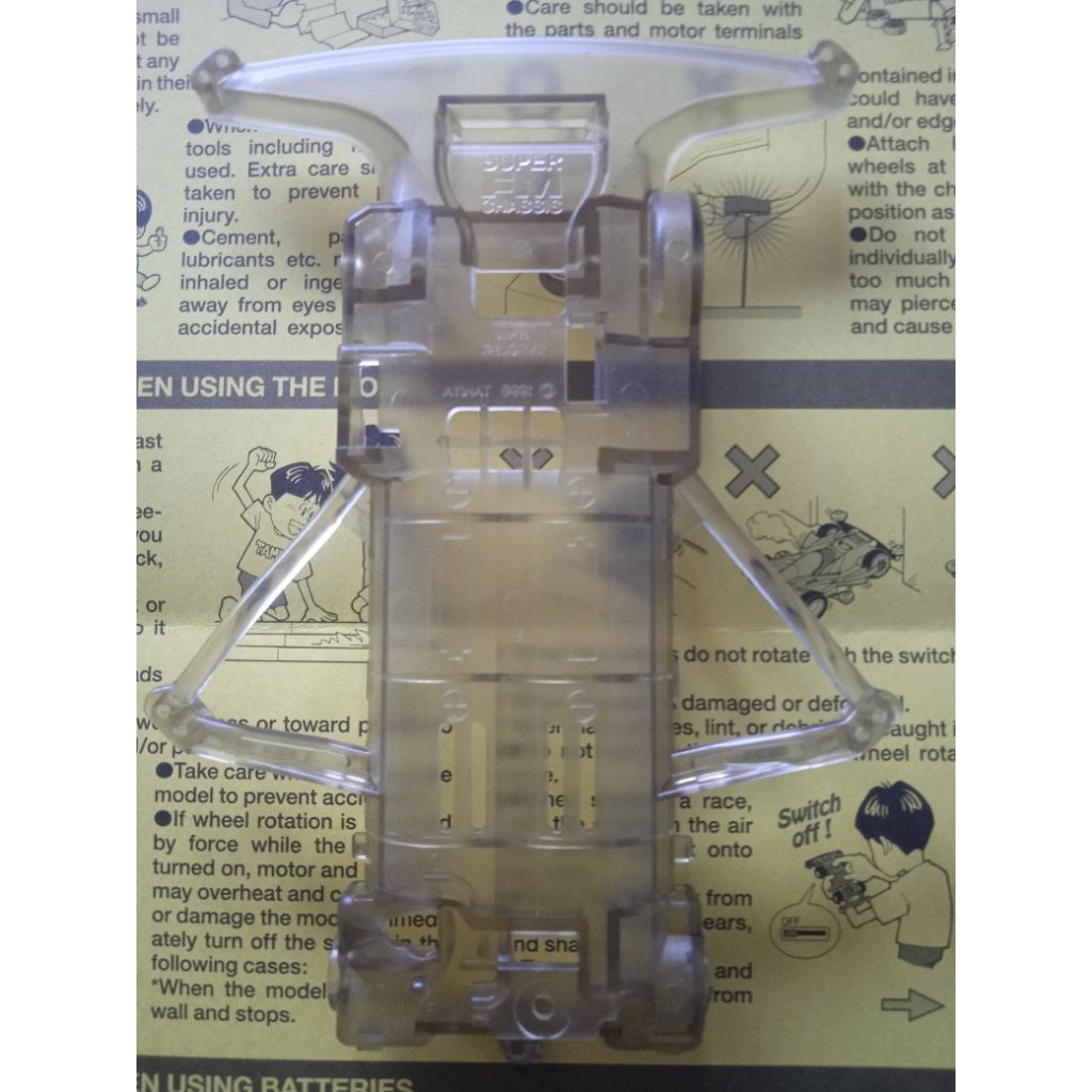 CHASSIS S-FM SMOKE ex Rakit Pajang Original Tamiya (Mines Dikit)