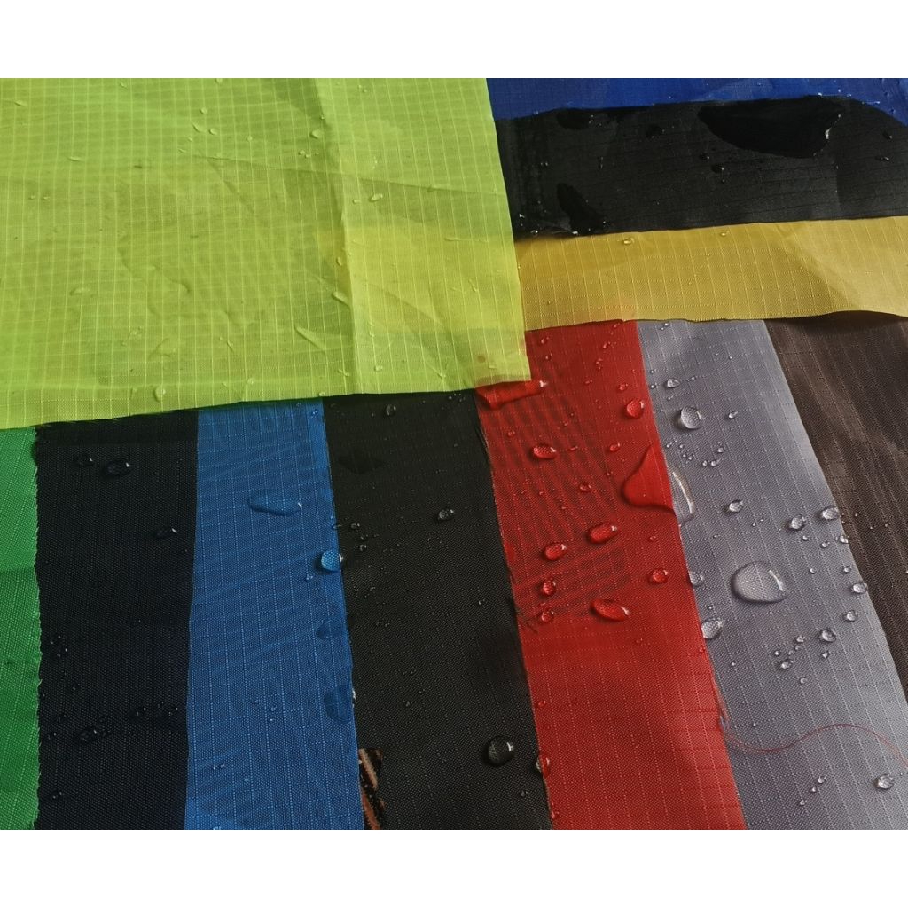 Parasut riptok nilon waterproof 100% kain arahan jaket