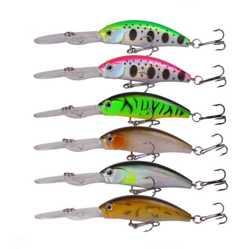 Minnow sinking lidah panjang total 10 cm berat 7,5 gram