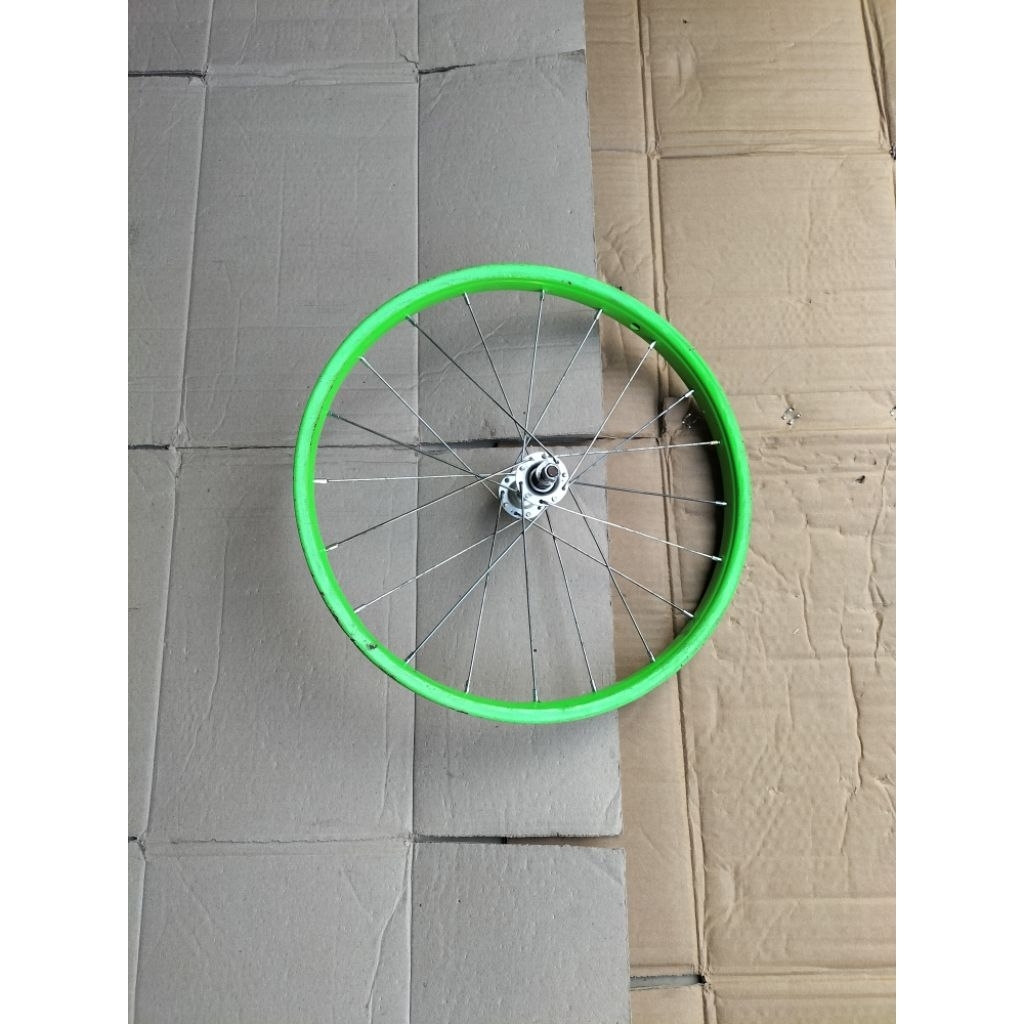 pelek depan bekas sepeda bmx ring 18