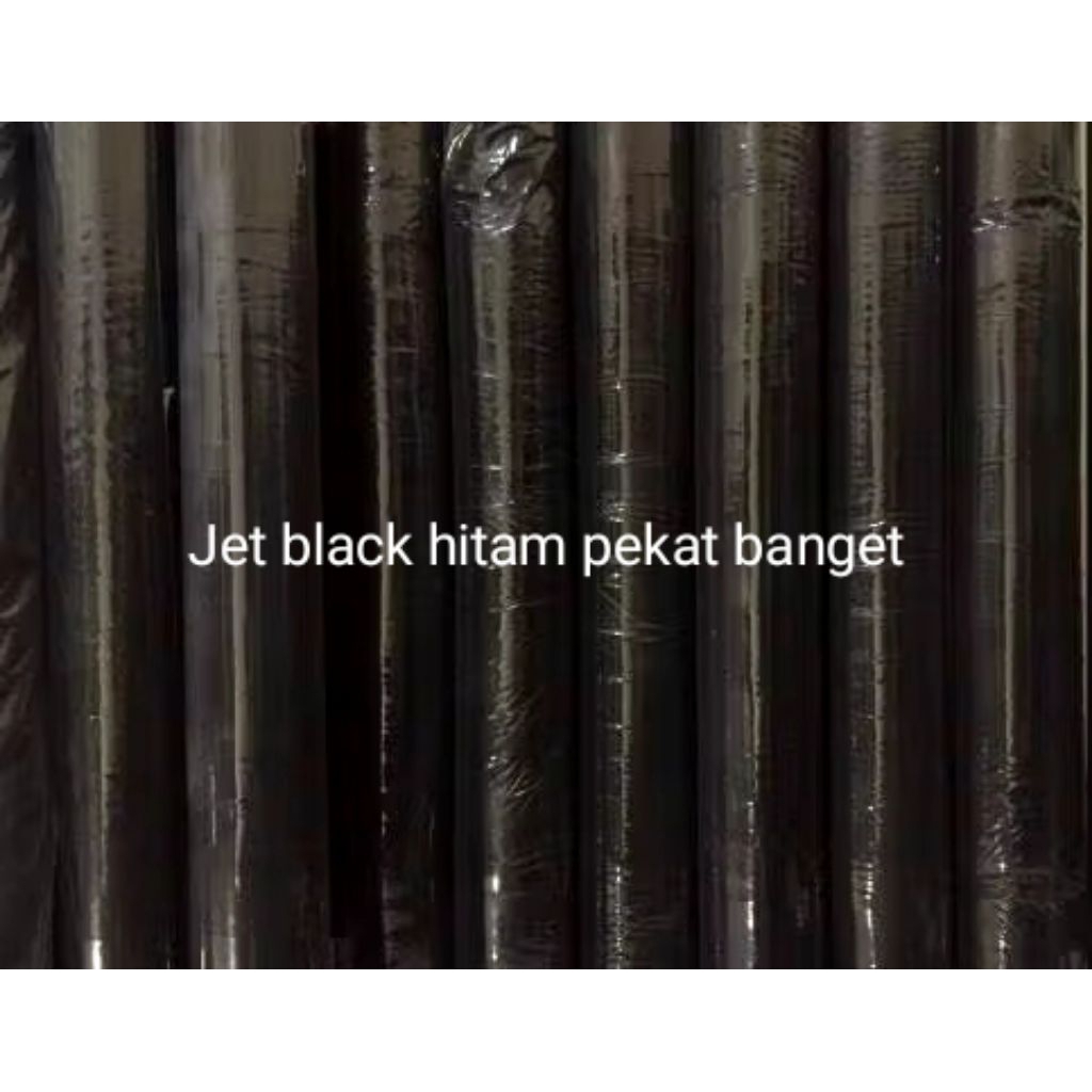 KAIN WOLFIS JETBLACK 1ROLL HARGA GROSIR JET BLACK KAIN