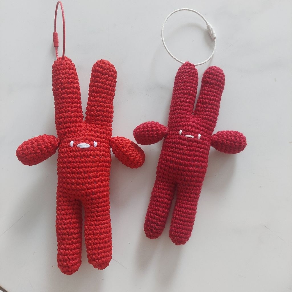 Kuku rabbit bag charm / gantungan jennie blackpink