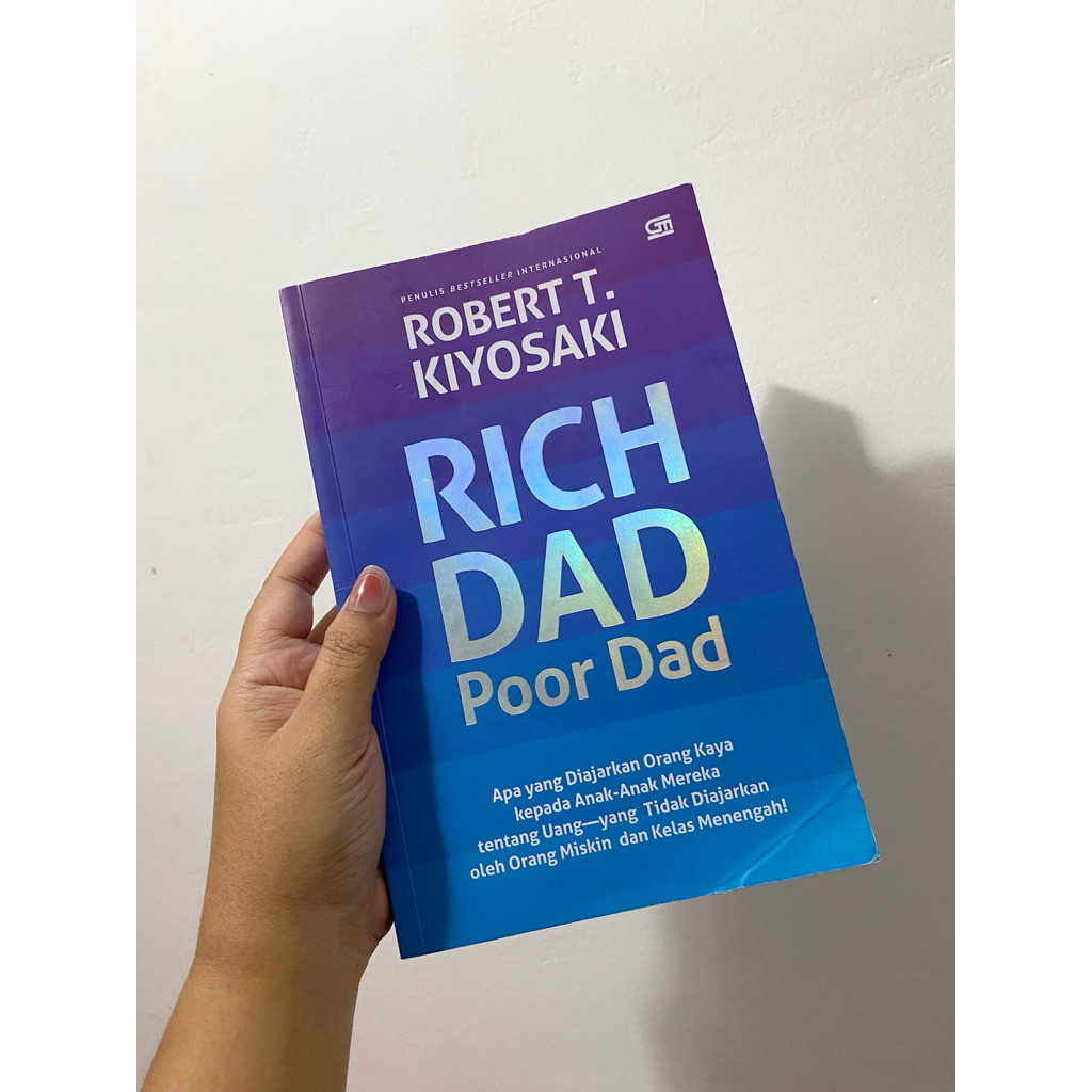 Preloved Buku Rich Dad Poor Dad (Versi bahasa Indonesia)