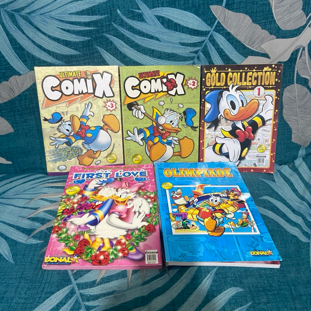 Paket Komik Donal Bebek Edisi Koleksi Gold Collection Ultimate Comix Gift First Love Olimpiade Paman