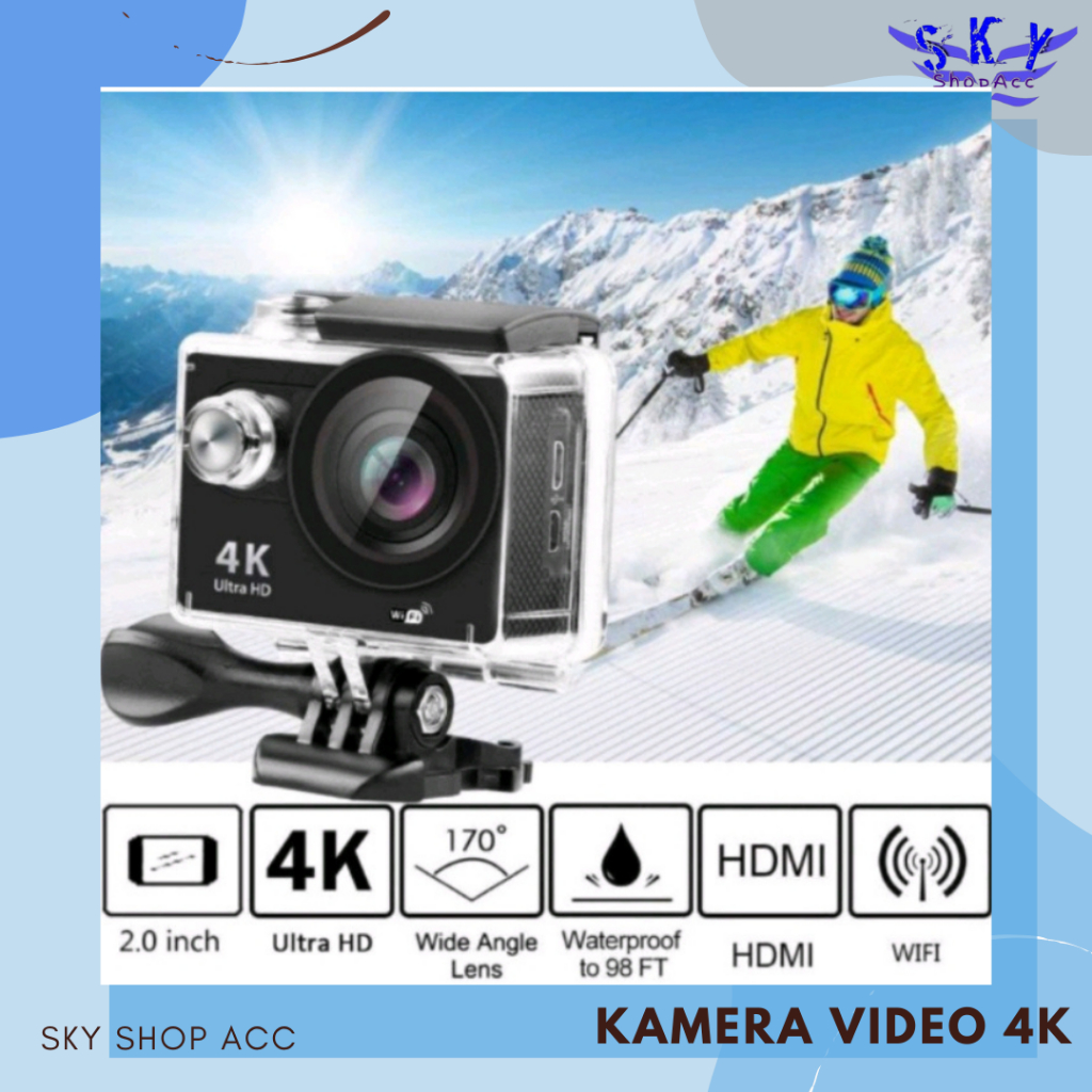 Kamera Video 4K Sports Ultra HD 1080P