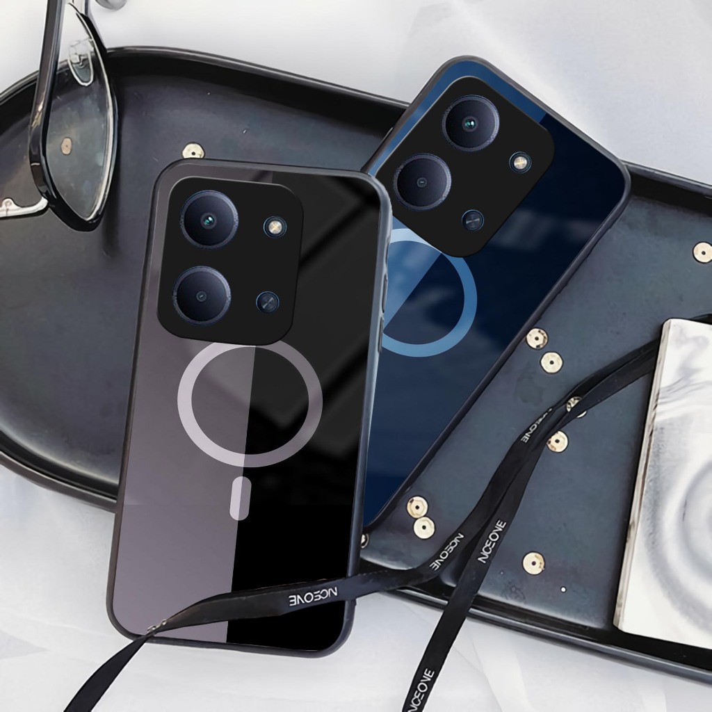 GK63 Case Handphone Poco C85 - Casing Handphone Poco C85 - Softcase Glass Poco C85 - Pelindung hp Po