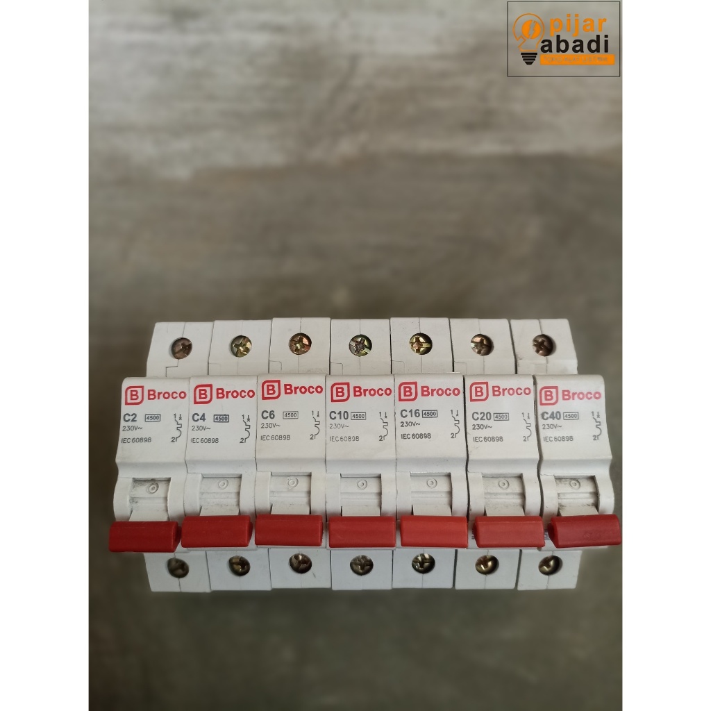 MCB Broco Mini Circuit Breaker Murah SNI || MCB Broco Original SNI Pemutus Arus Murah
