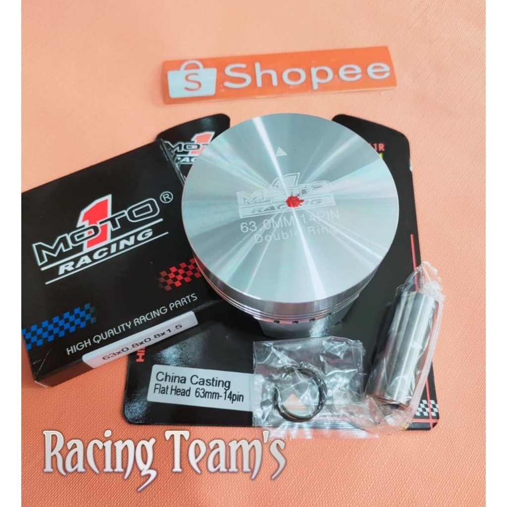 seher piston kit moto 1ukuran 58/59/60/61/62/63/64/65/66/67/68/69/70/72 pin 14 buat motor n max/aero