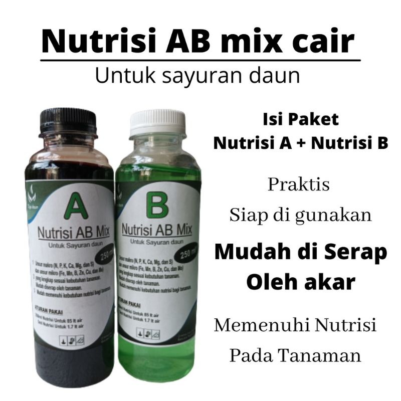 Ab mix hidroponik Ab mix hidroponik Sayur Ab mix Cair