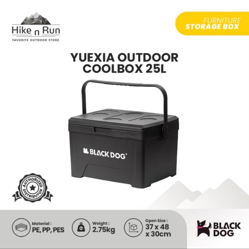 Kotak Pendingin Cooler Box Blackdog Yuexia Hitam Second