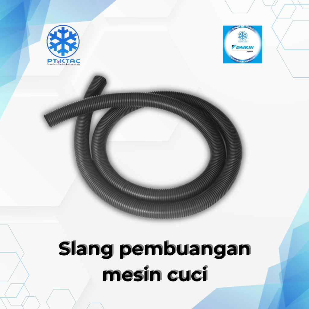 Slang Pembuangan Mesin Cuci Universal – Selang Air Buangan Panjang & Fleksibel