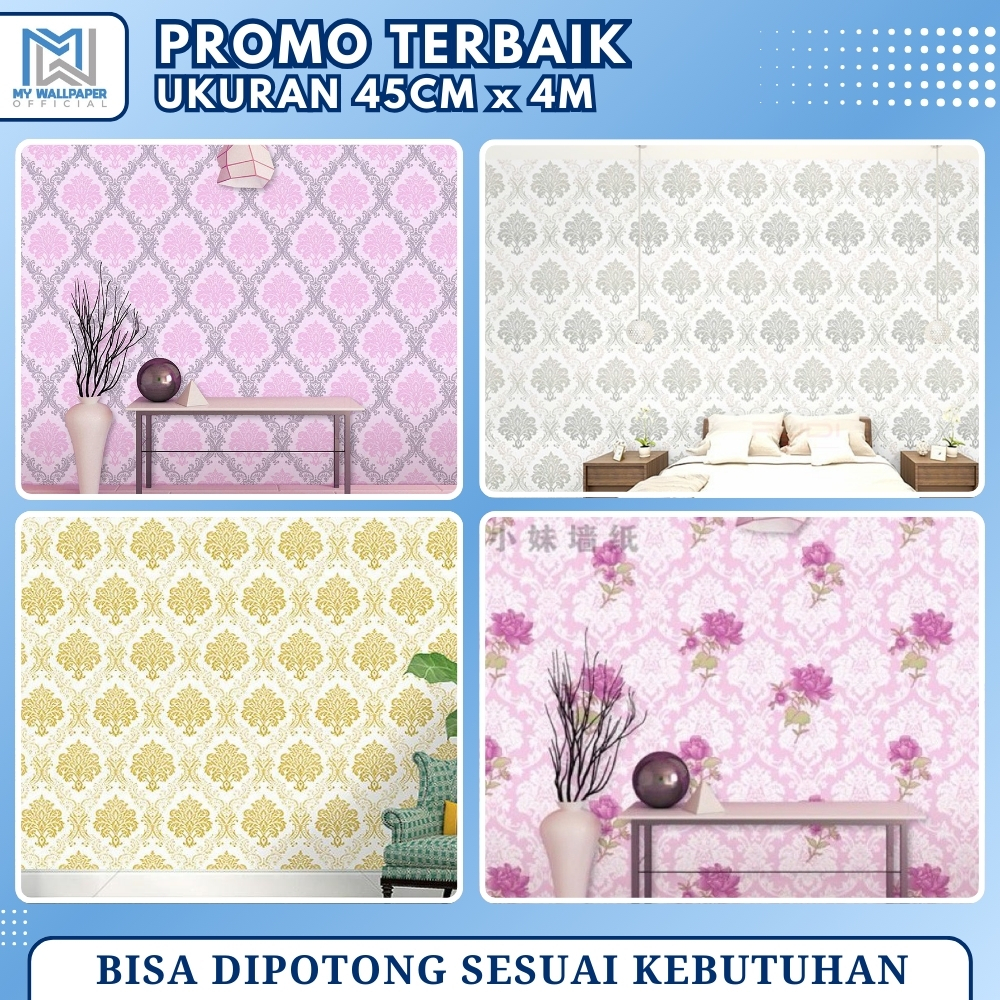 PROMO TERBAIK - Wallpaper Dinding Kamar Wallpaper Dinding Ruang Tamu Wallpaper Dinding Batik