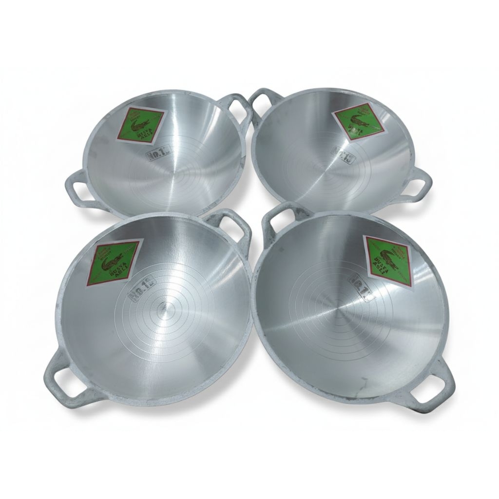 Lostklik Wajan Cor Merk Buaya Anti Lengket Besi Tebal