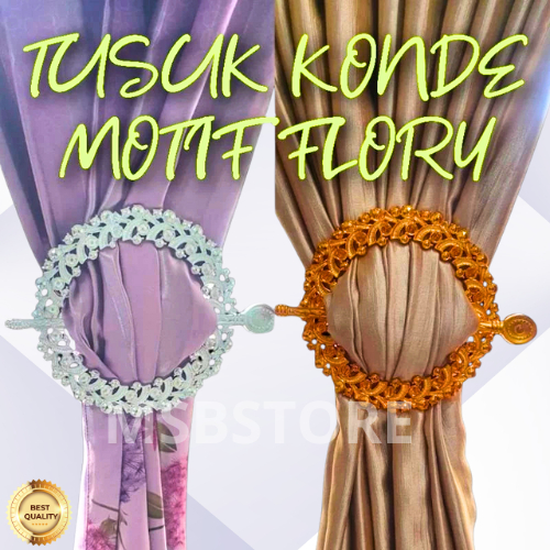Tusuk Konde Gorden sunrise / Batik / cermin / sunrise / mayestik / rosy / love Pengikat Tirai Jendel