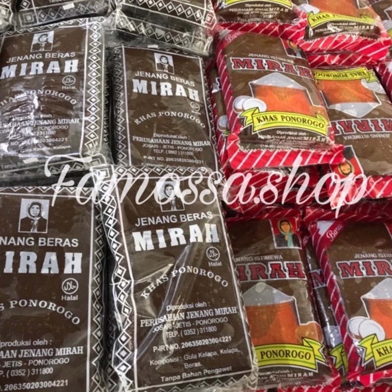 Jenang Mirah Khas Ponorogo / Jenang Beras / Jenang Ketan Mirah Khas Ponorogo