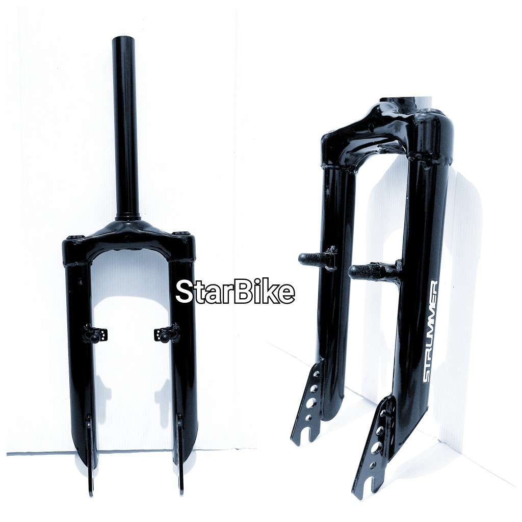 Fork/Garpu Sepeda Bmx 20 Oversize Platinum Strummer Kotak