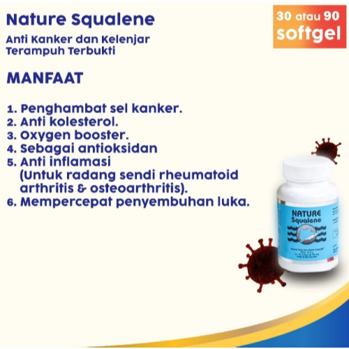 Tara Nature SQUALENE oxygen booster suplemen herbal kesehatan tubuh