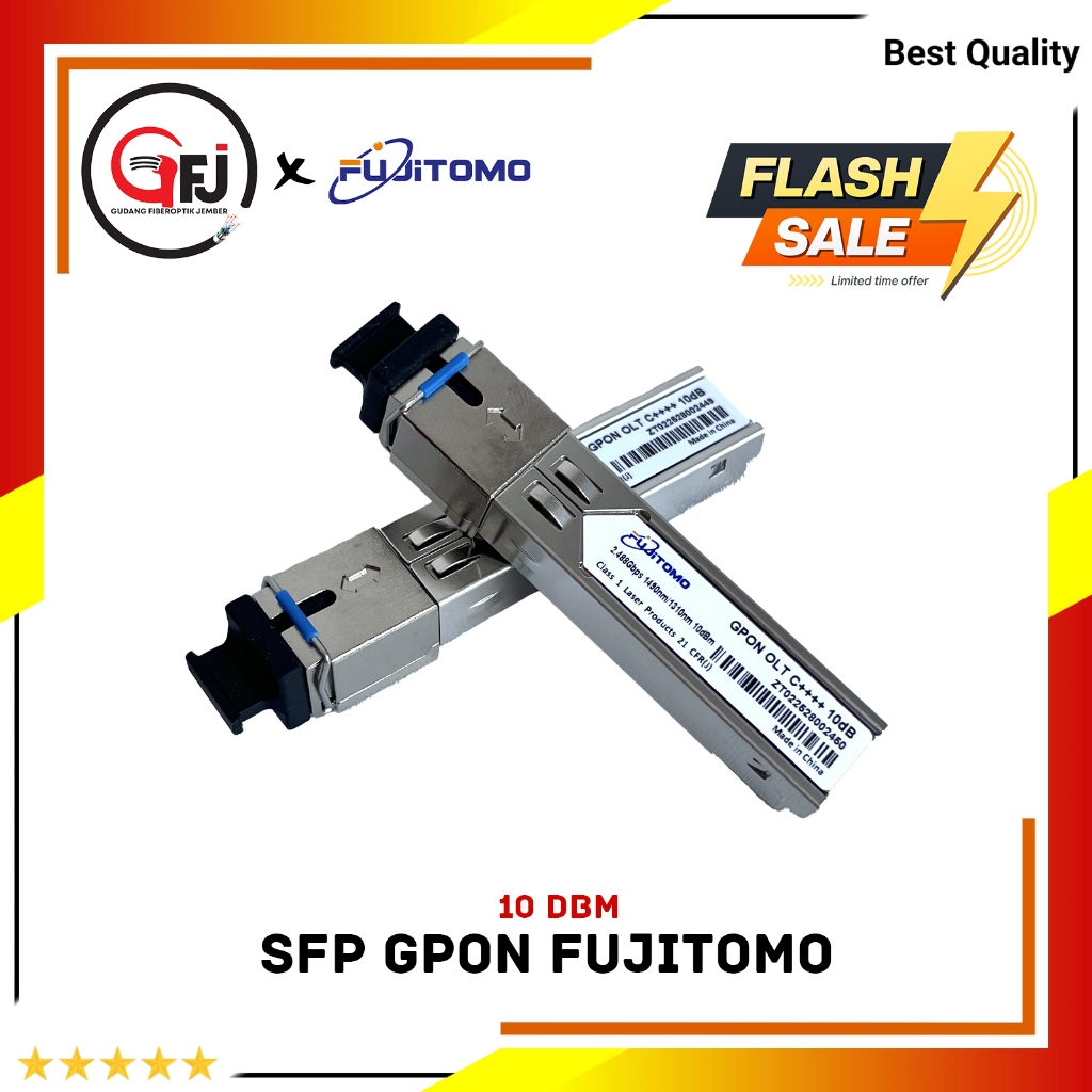 SFP GPON OLT Class C++++ 10 dBm 2.488Gbps 1490nm/1310nm FUJITOMO ORIGINAL