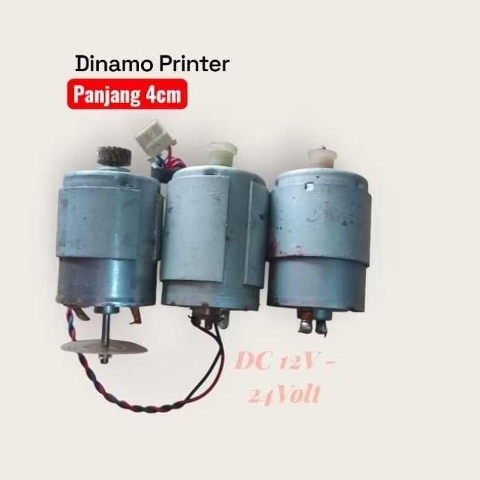 Dinamo layangan DC 12V - 24V / Cabutan Printer