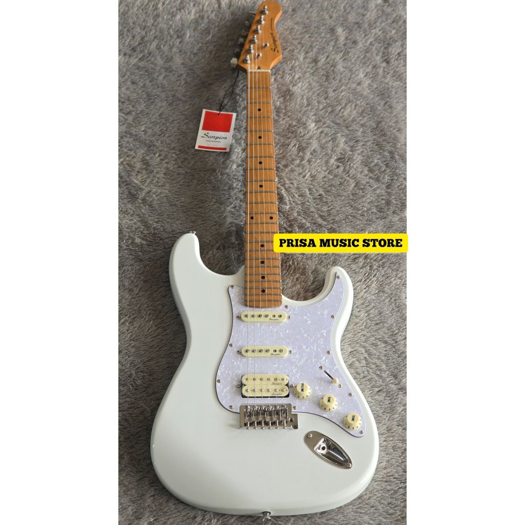 Gitar Scorpion JS22 OWH - Gitar Elektrik Scorpion JS22 OWH Original - Gitar Scorpion JS22 OWH Origin