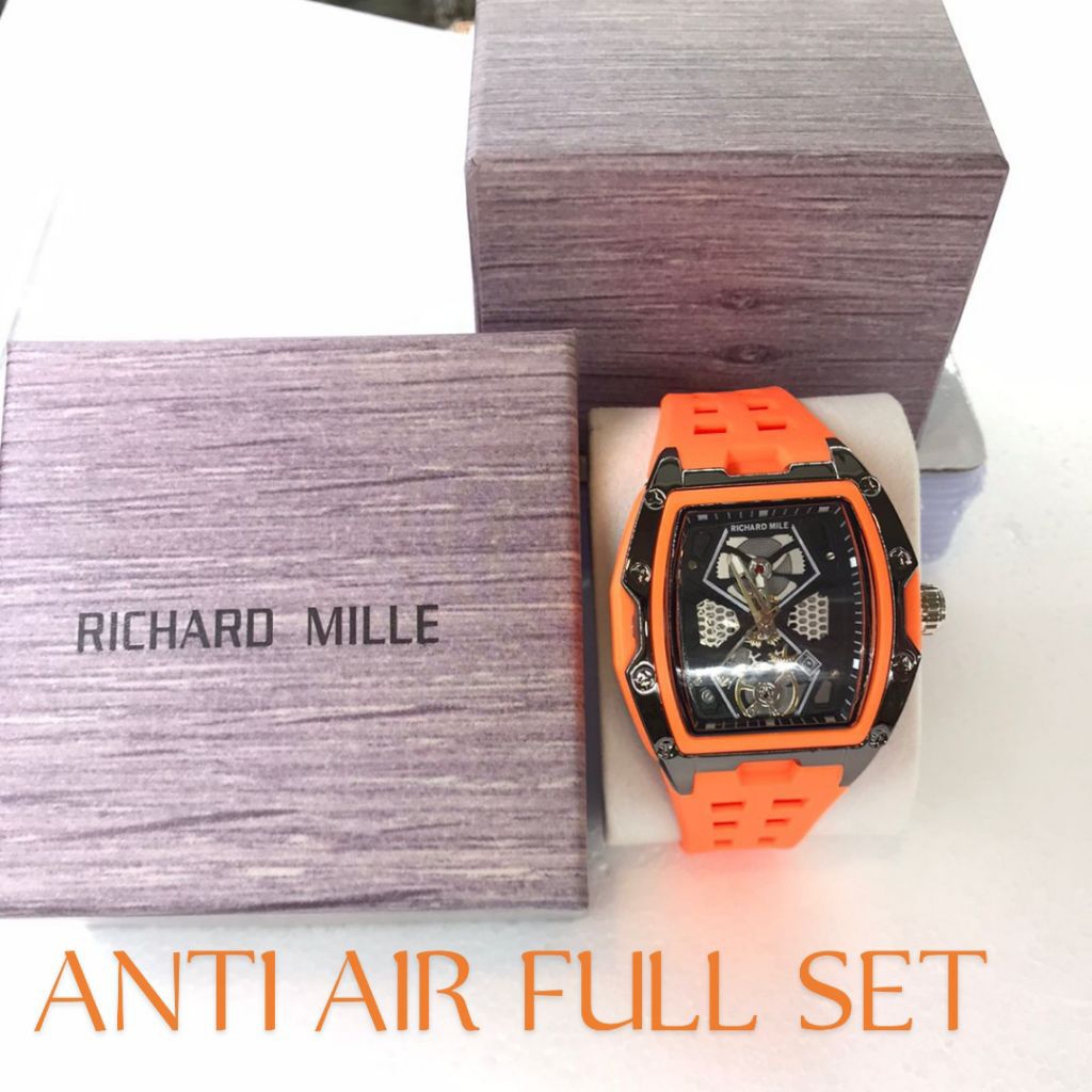 JAM TANGAN PRIA TERKEREN /JAM TANGAN RUBBER ANTI AIR