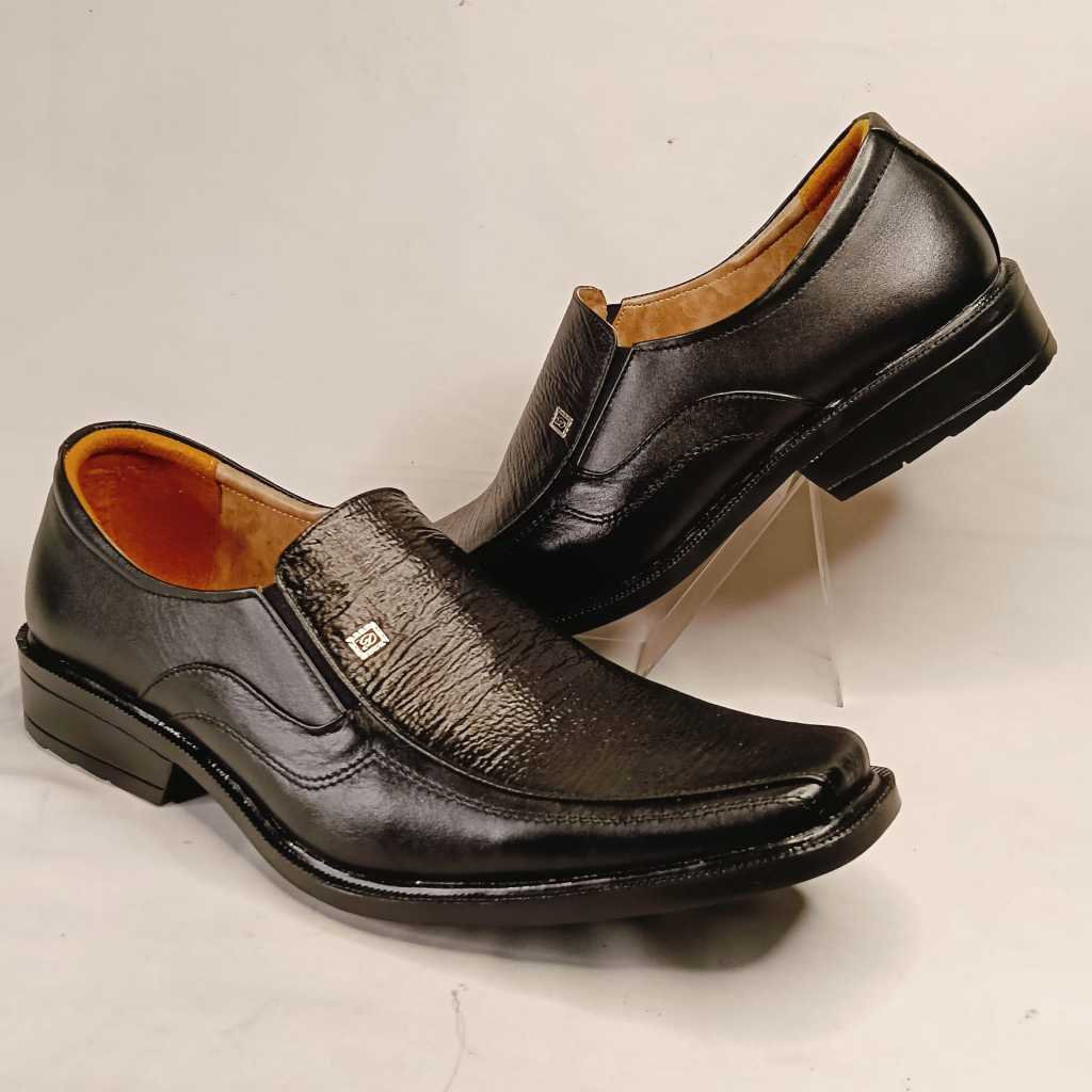 HOT PRODUCT Devano Sepatu Devano MD01 Pantofel Kulit Asli Pria Sepatu Pria Kulit Asli