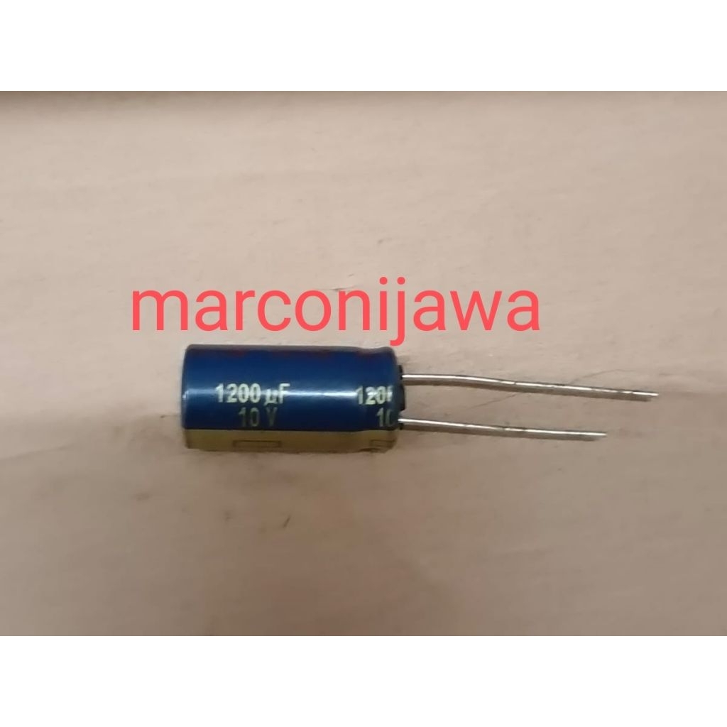 kapasitor elko 1200uf 10v panasonic
