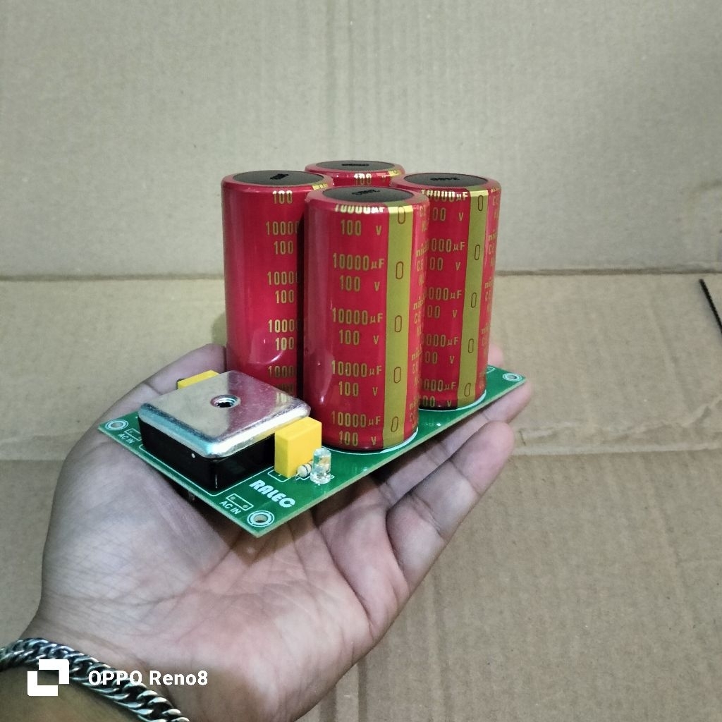 Paket PSU 4 Elco 10000uf 100v nichicon RED