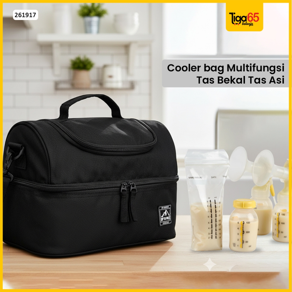 UP TO HILLS Tas Bekal Pria Wanita (CUSTOM NAMA) / Tas Bekal Foil Double / Frost Lunch Bag CP 261917