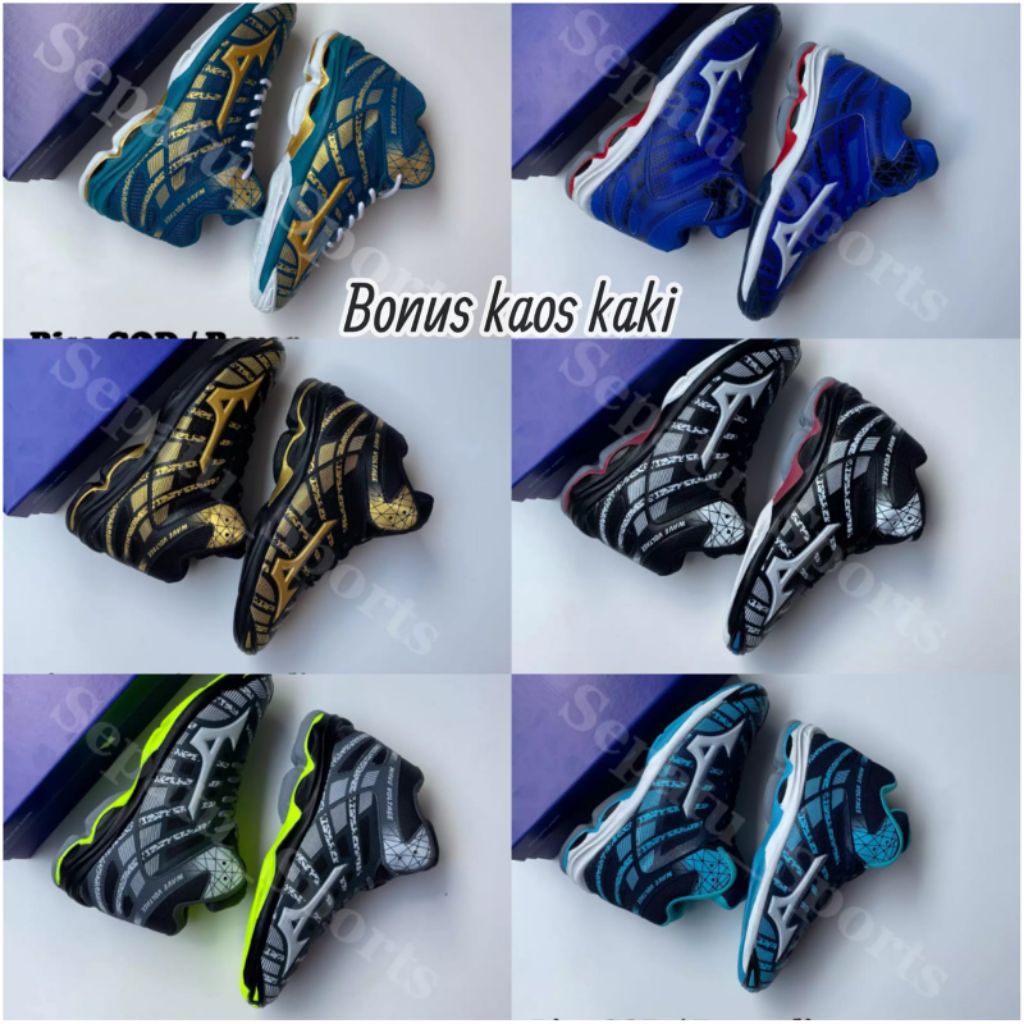 sepatu volly mizuno Wave Voltage terbaru/sepatu olahraga volly mizuno/sepatu lari pria/sepatu volly 