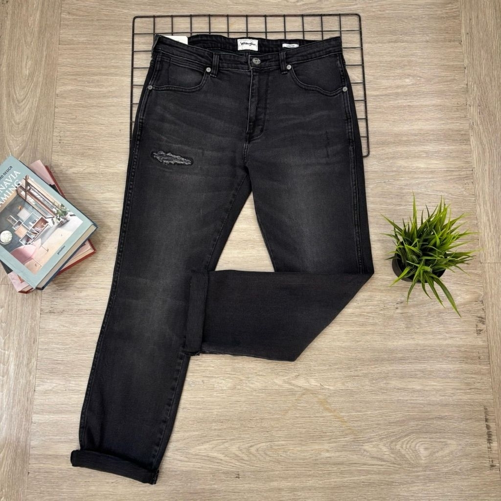 celana panjang wrangler pria original (size/29) LARSTON SLIM TAPERED