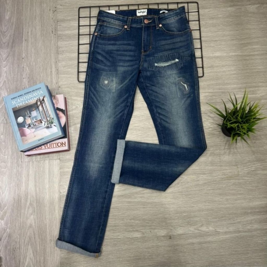 celana panjang wrangler pria original SPENCER SLIM MELAR